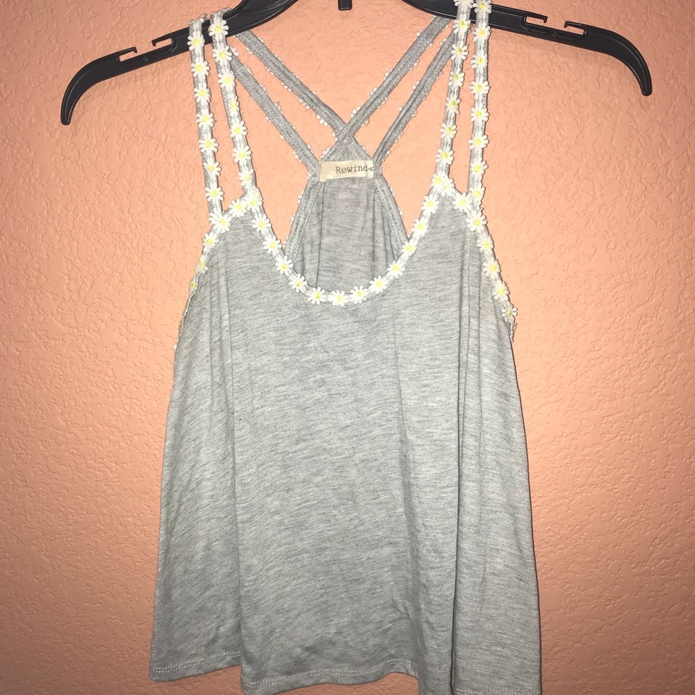 Cami grey tank top